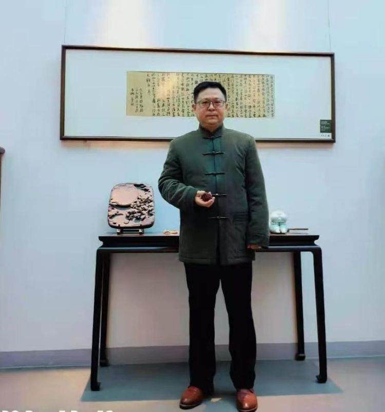 津版社一行赴安徽省滁州市来安县半塔镇 访著名书画艺术家李明成