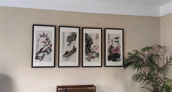 新年伊始，陈树青古风小品在江苏吉狄马加艺术馆开展