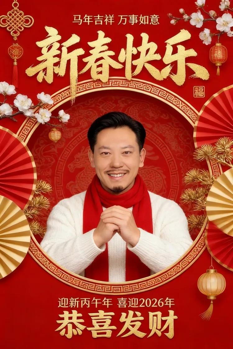 书画家郝中阳向全国人民和亲朋好友拜年祝福