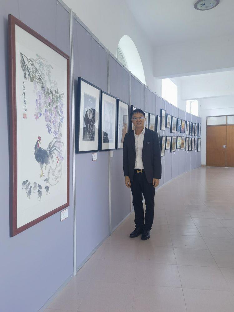 2026年1月书法家林环作品《尊贤》《和谐》在香港康乾成功