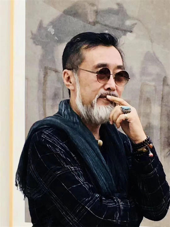 《中国牛》——著名艺术家关玉良献礼两会