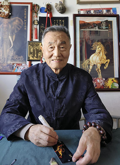 相纸溶刻画名人——吴多超与他的学生赵丽颖 2026文化兴邦新春展