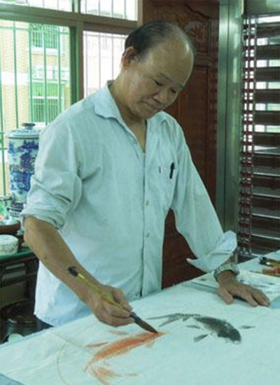 鳞羽载情 墨彩凝新——评杨秦乔《九如圖》的艺术价值与时代意涵