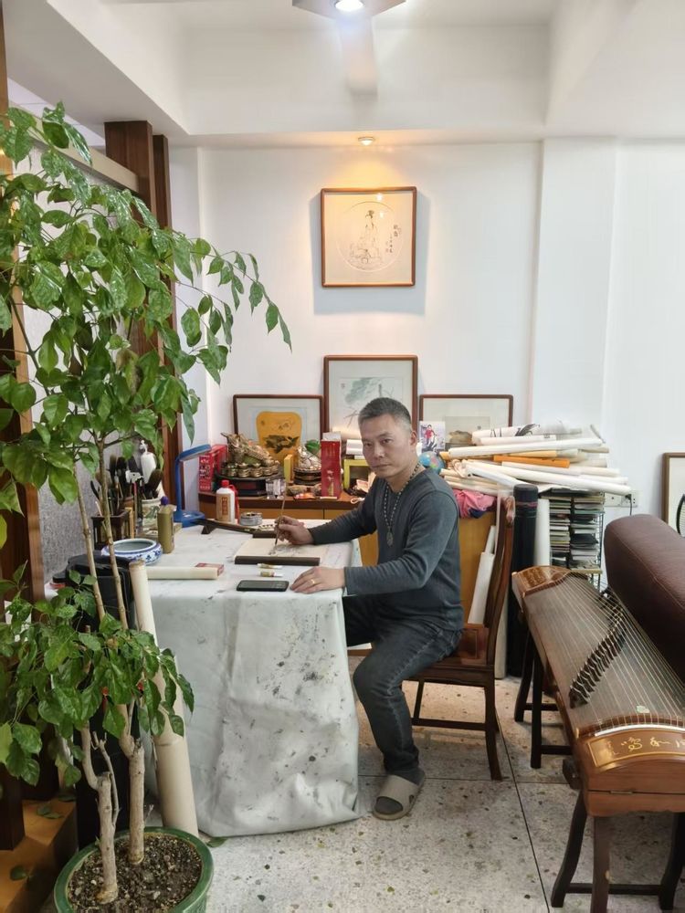 著名书画家黄彦波——北京翰林书画院广东分院书画精选