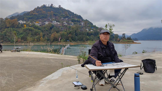 重走长征路（贵州篇）王乘山水画写生专题系列之三