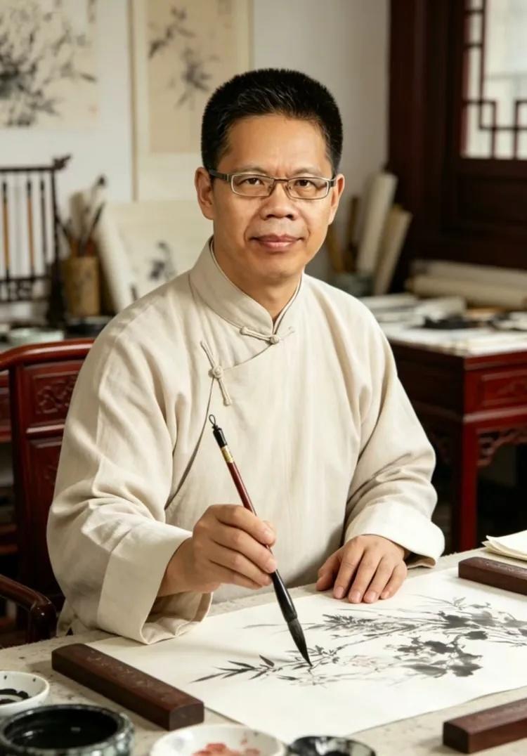 中国实力派著名书画家徐军辉——书画作品鉴赏【人物艺术专访】