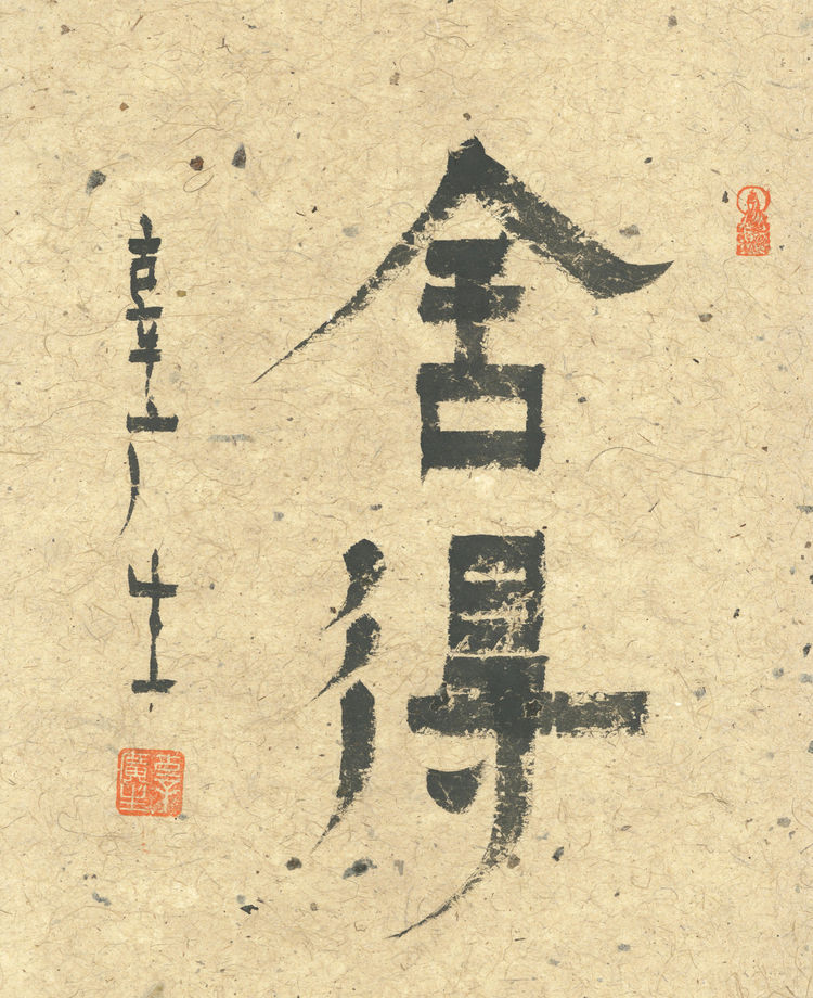 笔墨藏哲思：赏析辜广生经典辜体作品《舍得》