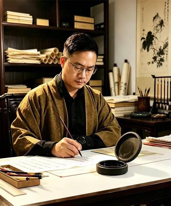 笔墨传韵 载誉国美｜书画家谌志东斩获“学院杯·国美丹青”银韵奖