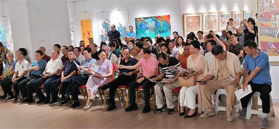 迎建国77周年 汪丽君《见·瑞》敦煌壁画作品展在东莞艺创中心取得圆满成功