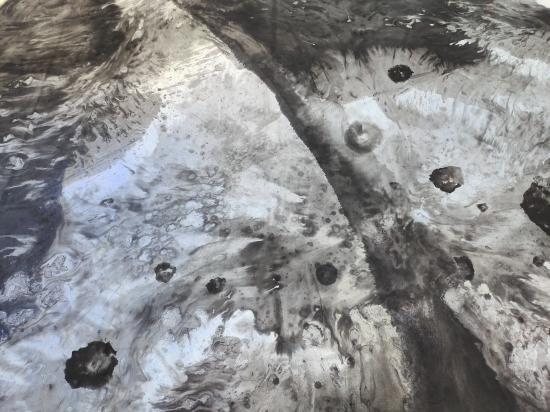 最大的中国画是宇宙《陨石系列、星河》