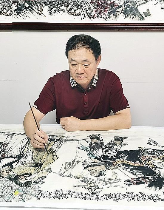 优秀书画家吴建平——推动书画文化的创新发展领跑者