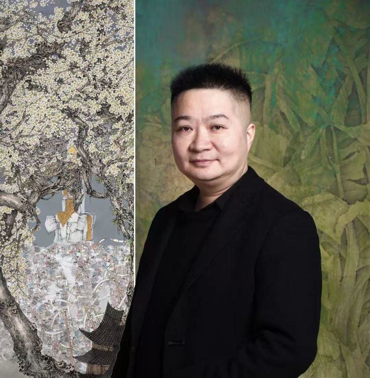 当代彩墨花鸟名家周永辉——意在象外