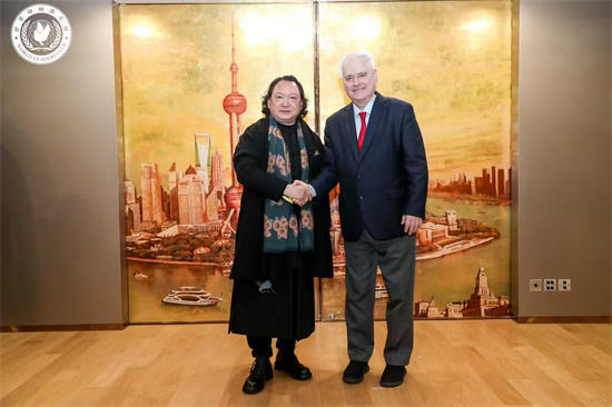 克罗地亚前总统伊沃·约西波维奇会见中国著名艺术家王华明先生