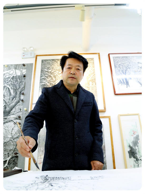 寒林画创始人、祥云山鹰第一人林森——笔精墨妙，风格独特