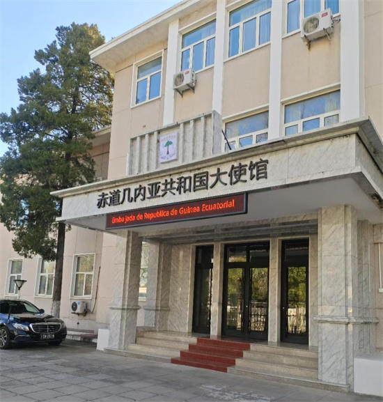 著名画家唐先华出访赤道几内亚大使馆
