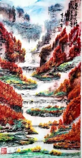 画家肖菼先作品在2023年美国杜邦春季拍卖成功拍卖