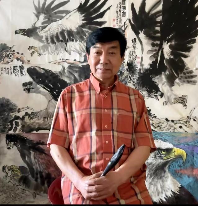 张思杰泼墨大写意（鹰）赏析