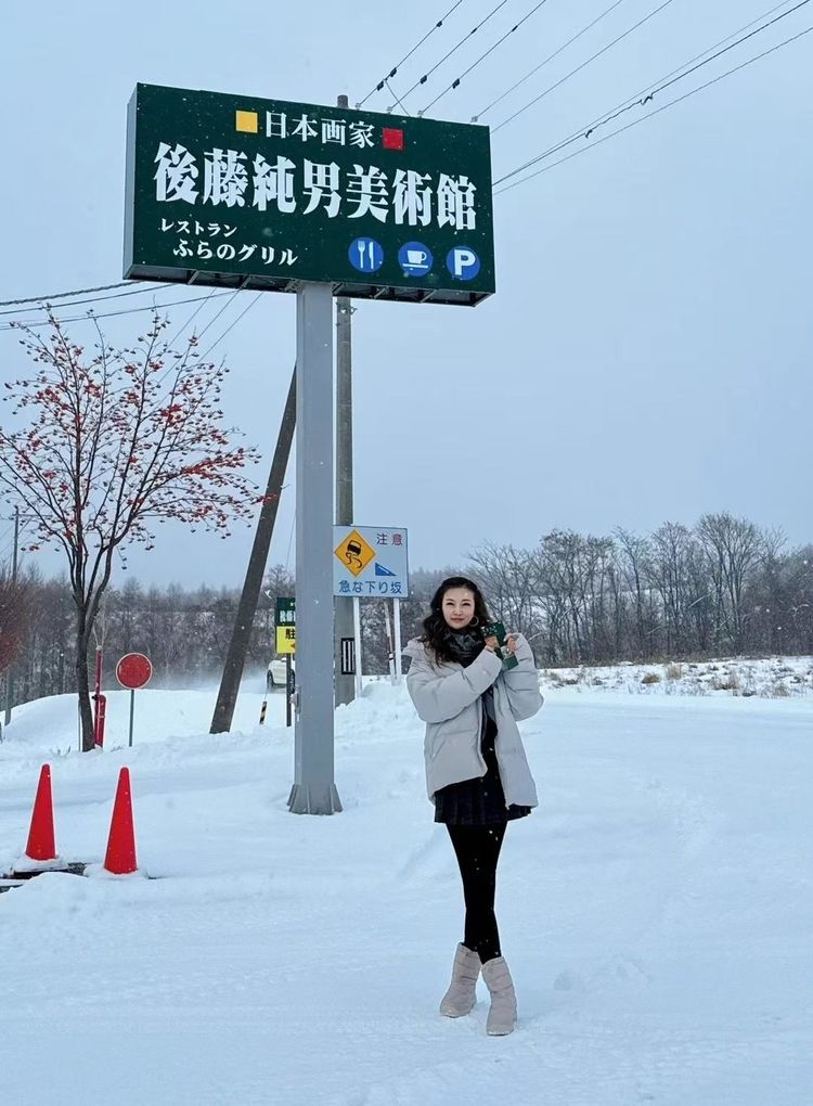 热烈庆祝河北省青年美术家协会理事宁婉玉日本东京画展圆满成功
