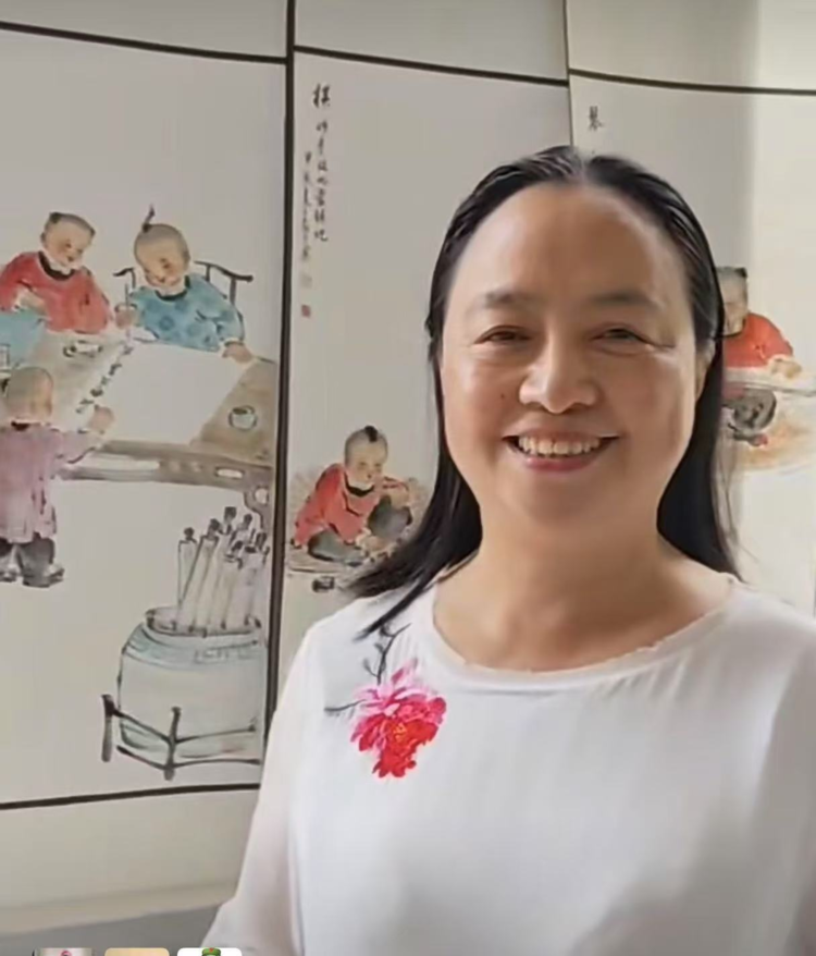 著名艺术家王家才的国画作品《紫气东来》被英国牛津大学收藏！