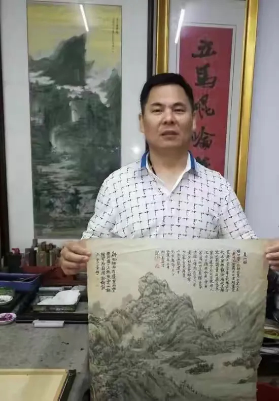 王恩才艺术馆藏品欣赏--爱我中华 辛辛传承