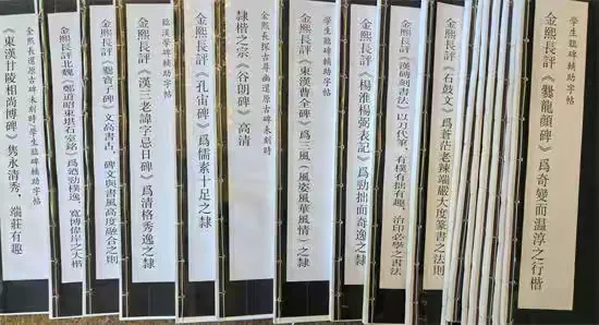 书法界的变革巨著--《金熙长临碑字帖丛书》