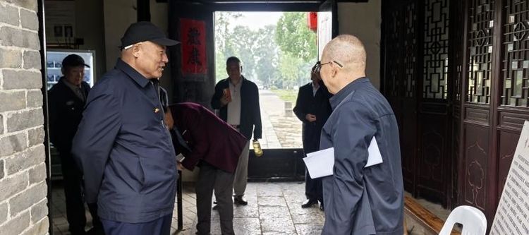 中共中画团刘孝田一行走进霍邱