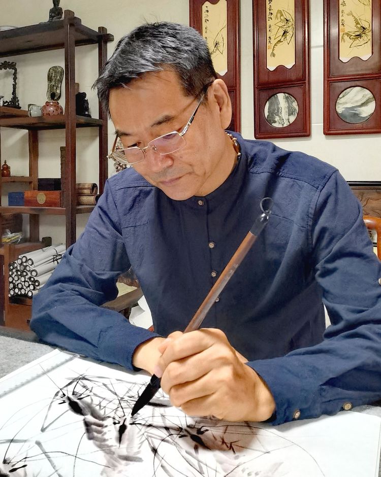 中国当代书画名家一来文博