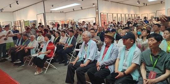 画家王金美—受邀参加全国书画名家展在保利艺术博物馆开幕
