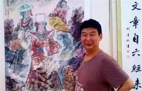 实力派归国著名画家一常力平