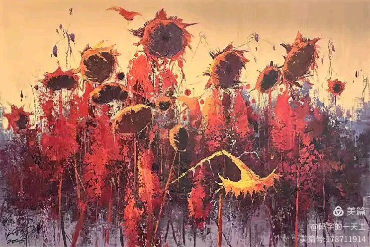 每一朵向日葵都有灵魂：张景坤用画笔捕捉花的“心情”