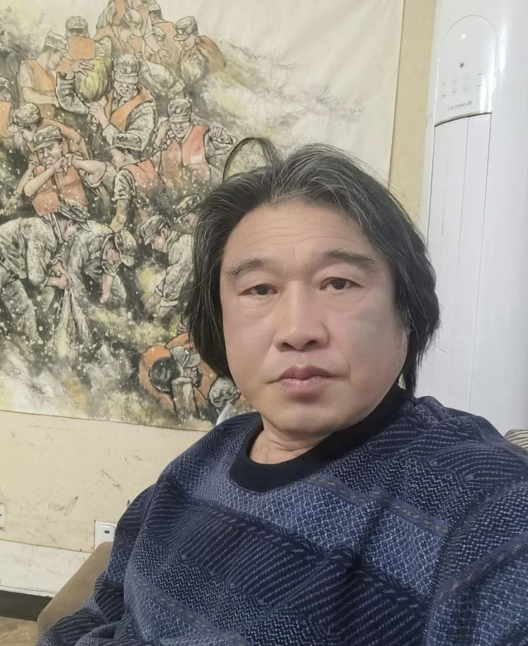 画家靳軍一一童年，童趣