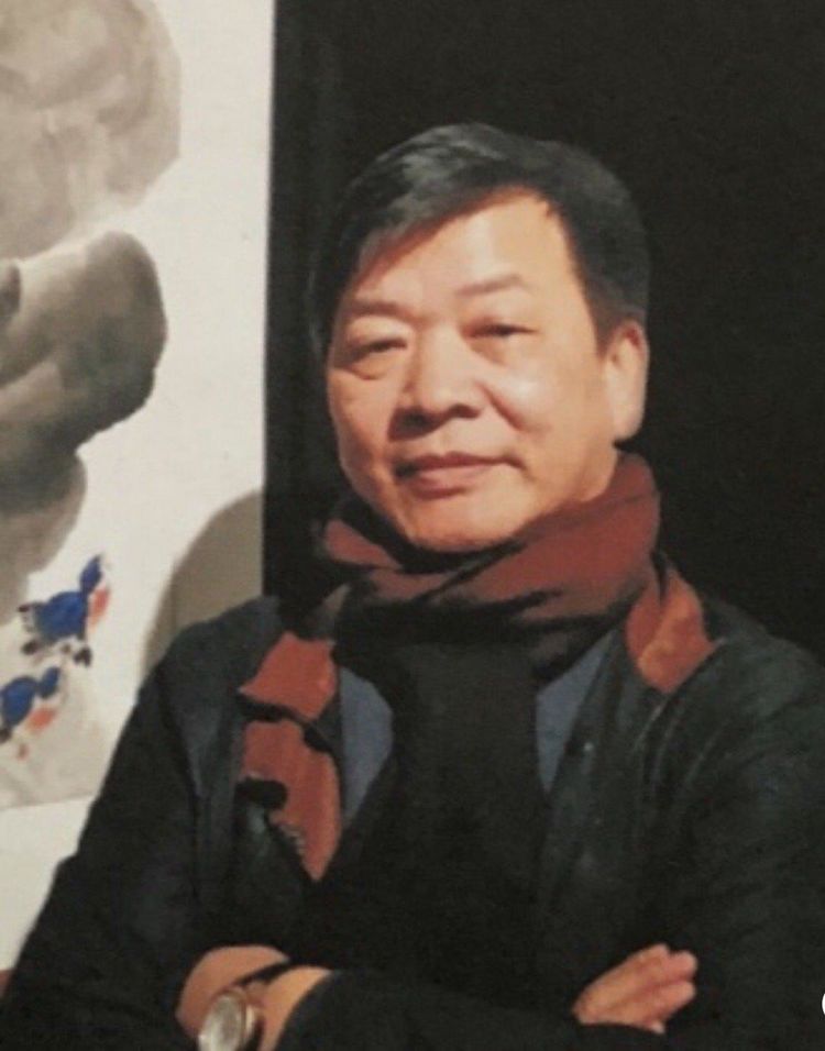 诗墨同辉：艺术大师林立中的《春兰吐素馨》被彼得-罗曼总理收藏