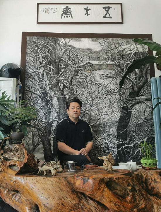 寒林画创始人林森——寒林入画，素境生幽