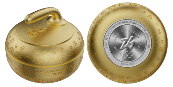 米兰-科尔蒂纳2026年冬奥会纪念银冰壶落锤成交！